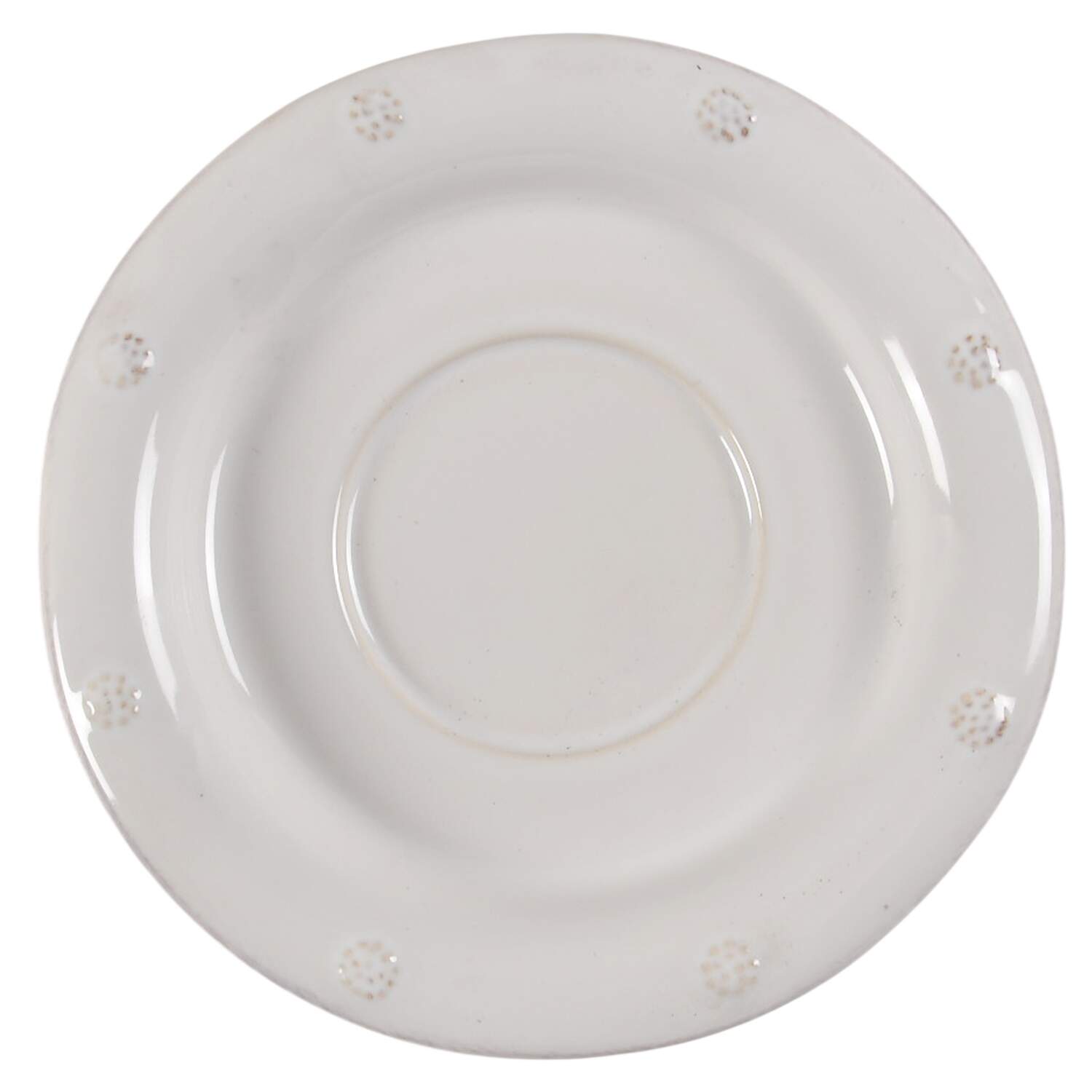 Berry and Thread Whitewash Saucer for Flat Cup by Juliska Ceramics-1