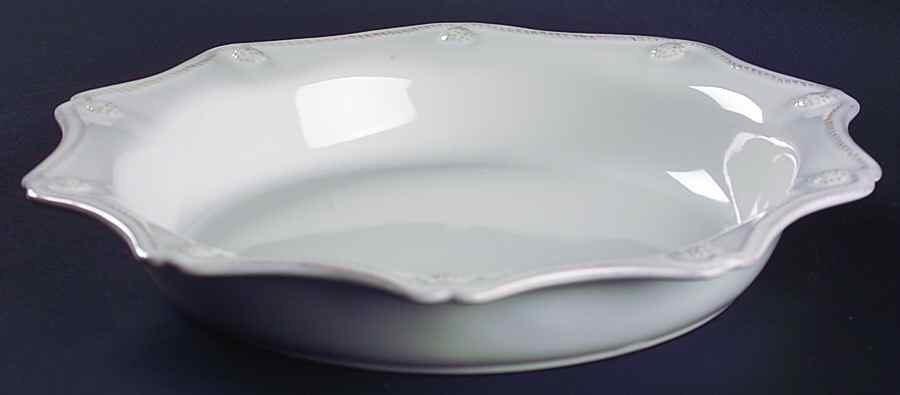Berry and Thread Whitewash 11'' Quiche by Juliska Ceramics-1