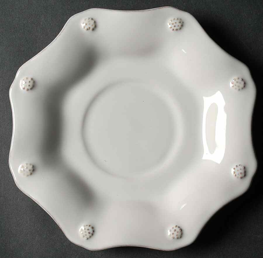 Berry and Thread Whitewash Saucer by Juliska Ceramics-1