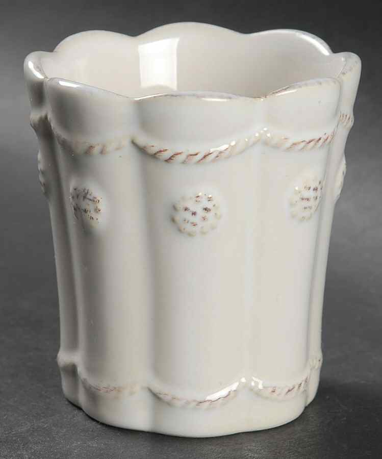 Berry and Thread Whitewash Votive Candleholder by Juliska Ceramics-1