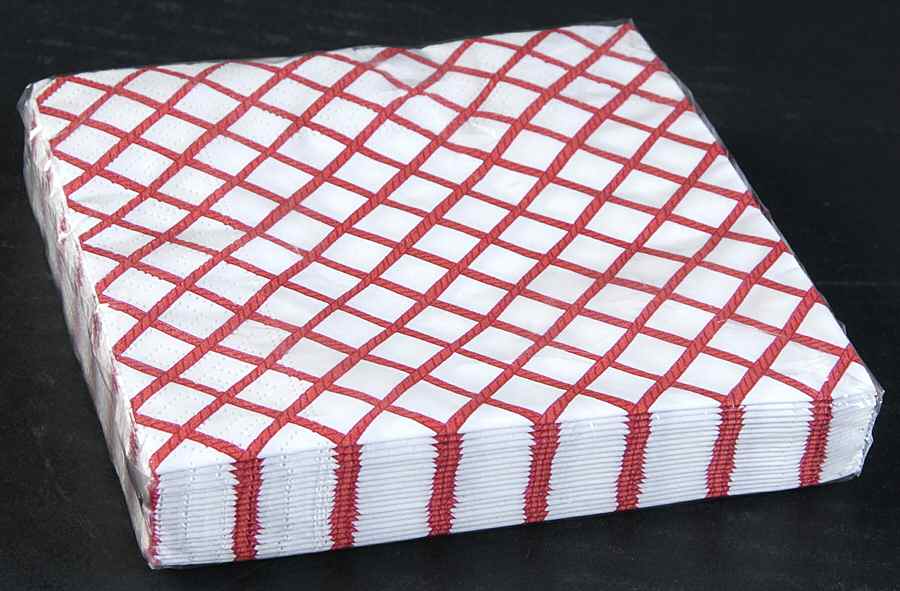 Berry and Thread Whitewash Package of Paper Cocktail Napkins by Juliska Ceramics-1