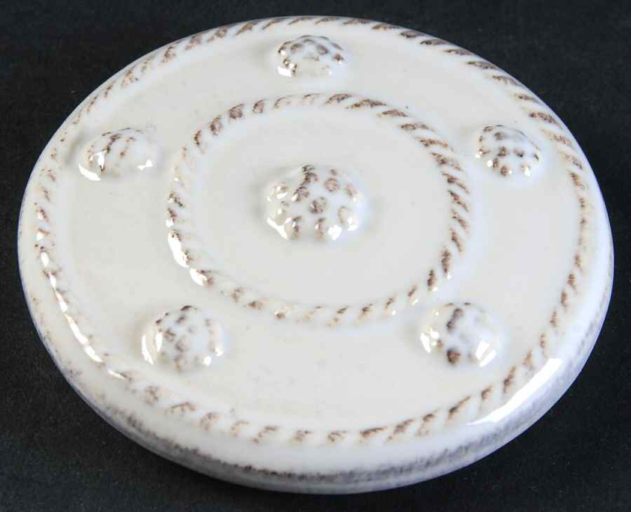 Berry and Thread Whitewash Napkin Weight by Juliska Ceramics-1