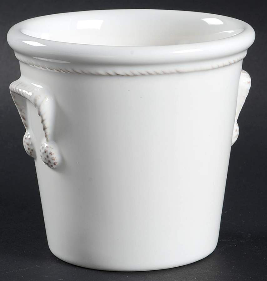 Berry and Thread Whitewash 4" Flower Pot No Underplate by Juliska Ceramics-1