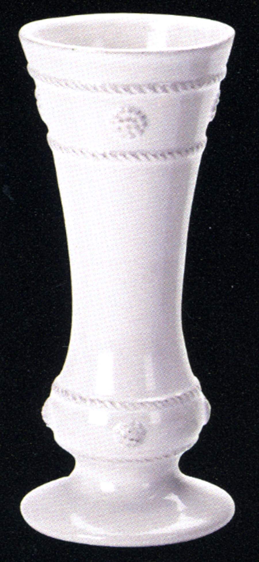 Berry and Thread Whitewash 6" Bud Vase by Juliska Ceramics-1