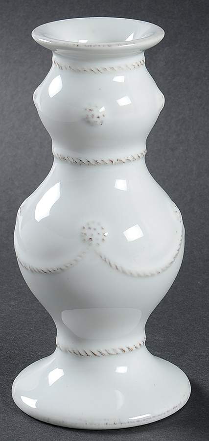Berry and Thread Whitewash 6" Bud Vase by Juliska Ceramics-1