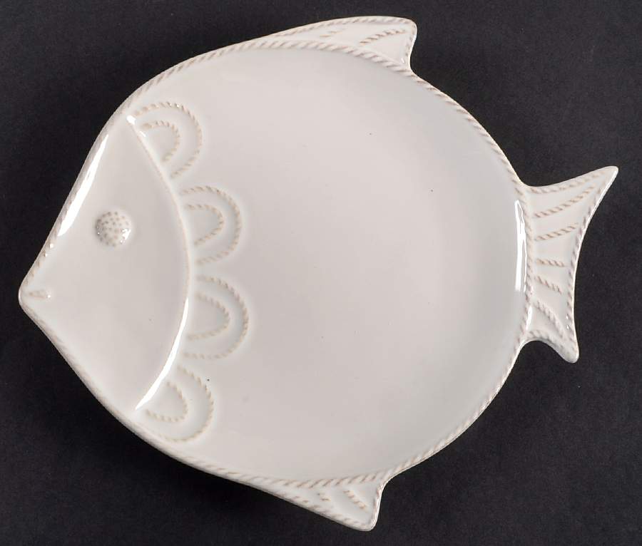 Berry and Thread Whitewash 10" Fish Plate by Juliska Ceramics-1