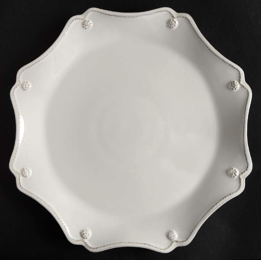 Berry and Thread Whitewash Service Plate (Charger) by Juliska Ceramics-1