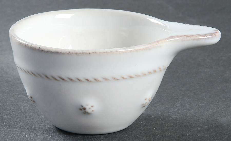 Berry and Thread Whitewash 1/3 Cup Measuring Cup by Juliska Ceramics-1