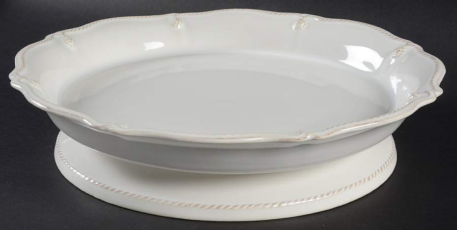 Berry and Thread Whitewash Centerpiece by Juliska Ceramics-1