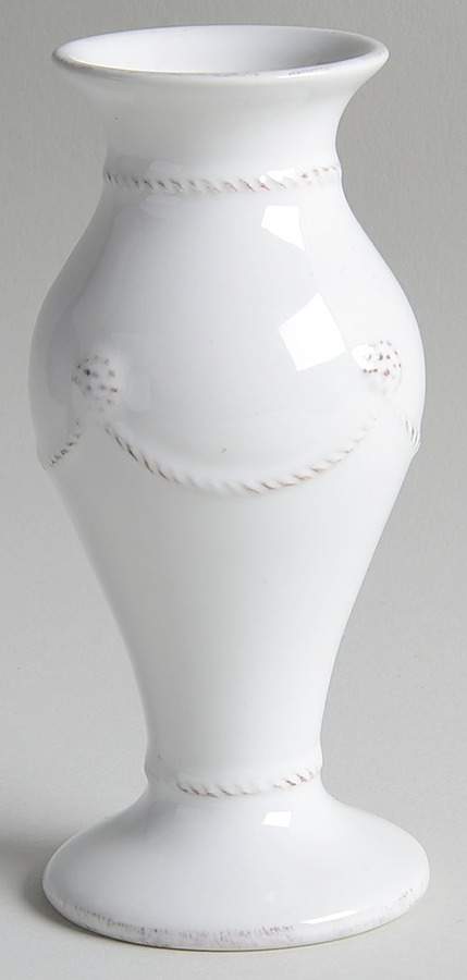 Berry and Thread Whitewash 6" Bud Vase by Juliska Ceramics-1