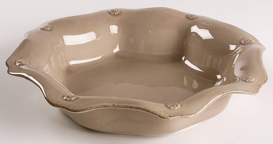 Berry and Thread Cappucino Brown 9" Soup/Pasta Bowl by Juliska Ceramics-1