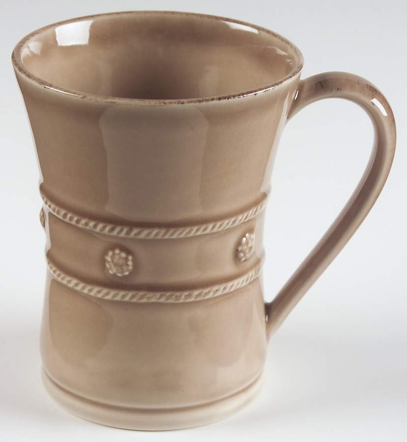 Berry and Thread Cappucino Brown Mug by Juliska Ceramics-1