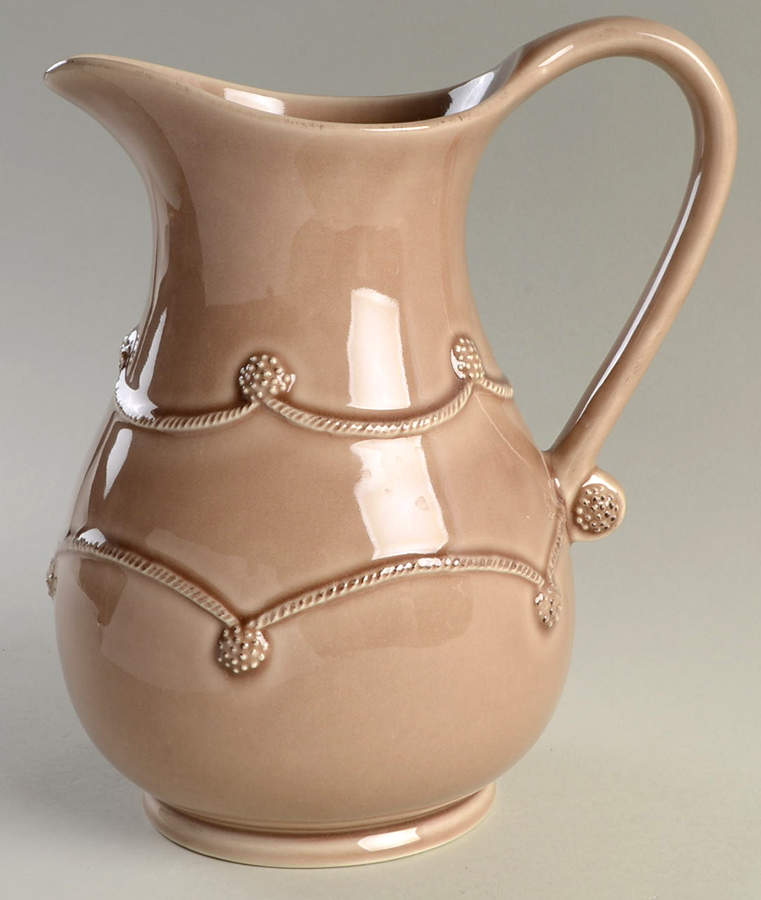 Berry and Thread Cappucino Brown 84 Oz Pitcher by Juliska Ceramics-1
