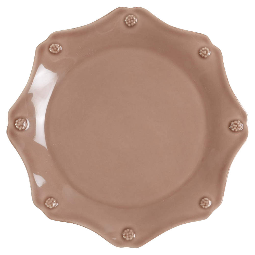 Berry and Thread Cappucino Brown Salad/Dessert Plate by Juliska Ceramics-1