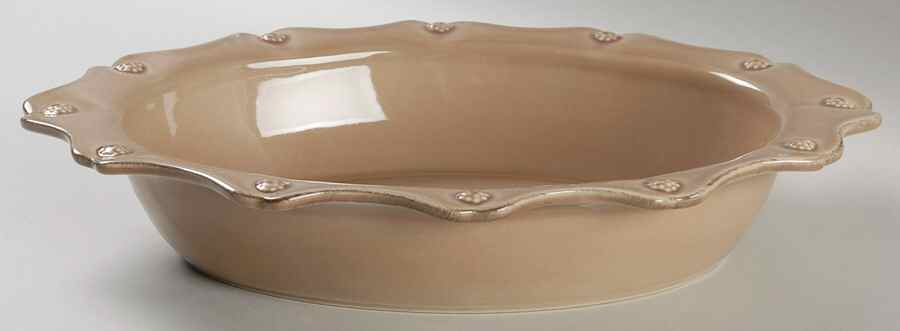 Berry and Thread Cappucino Brown 13" Oval Baker by Juliska Ceramics-1