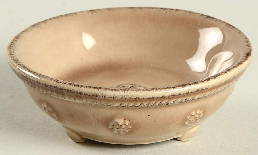 Berry and Thread Cappucino Brown Condiment Bowl-Mini by Juliska Ceramics-1