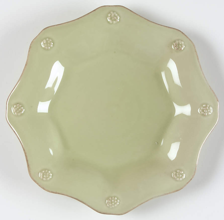 Berry and Thread Pistachio Green Scalloped Bread & Butter Plate by Juliska Ceramics-1