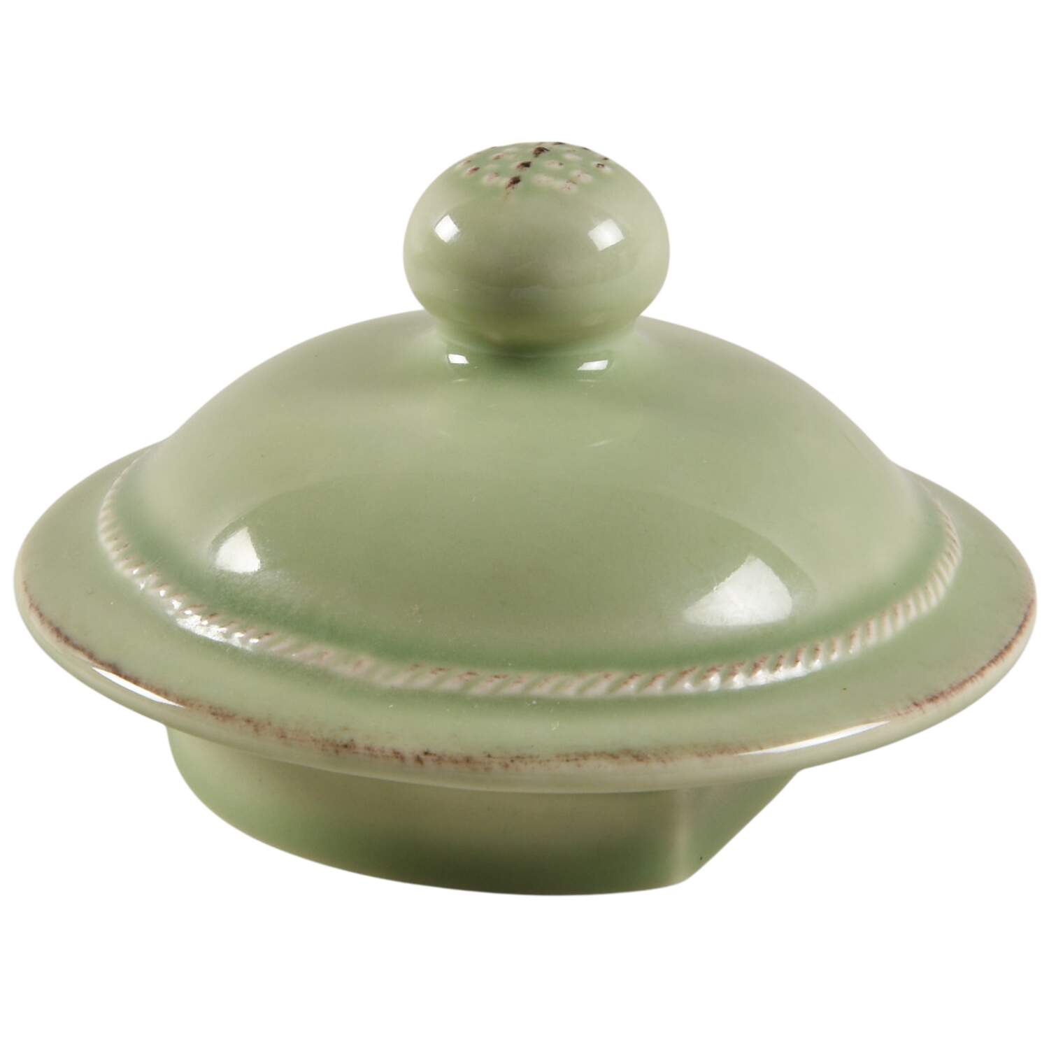 Berry and Thread Pistachio Green Lid for Teapot by Juliska Ceramics-1