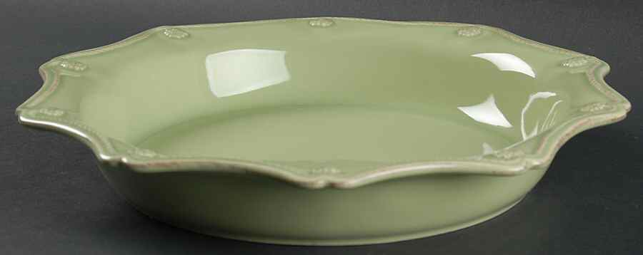 Berry and Thread Pistachio Green 11'' Quiche by Juliska Ceramics-1