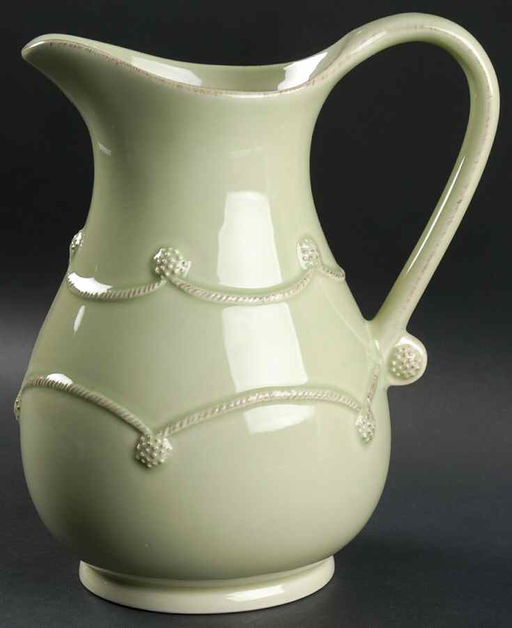 Berry and Thread Pistachio Green 84 Oz Pitcher by Juliska Ceramics-1