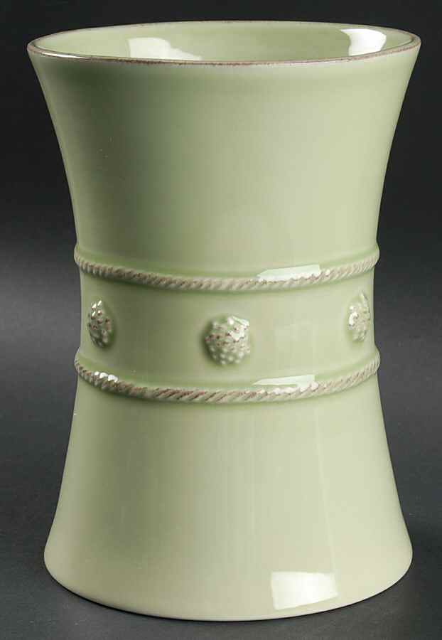 Berry and Thread Pistachio Green Utensil Holder/Wine Cooler by Juliska Ceramics-1