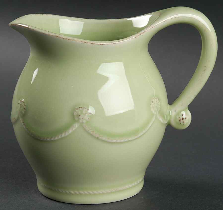 Berry and Thread Pistachio Green Creamer by Juliska Ceramics-1