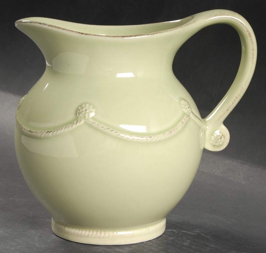 Berry and Thread Pistachio Green 50 Oz Pitcher by Juliska Ceramics-1