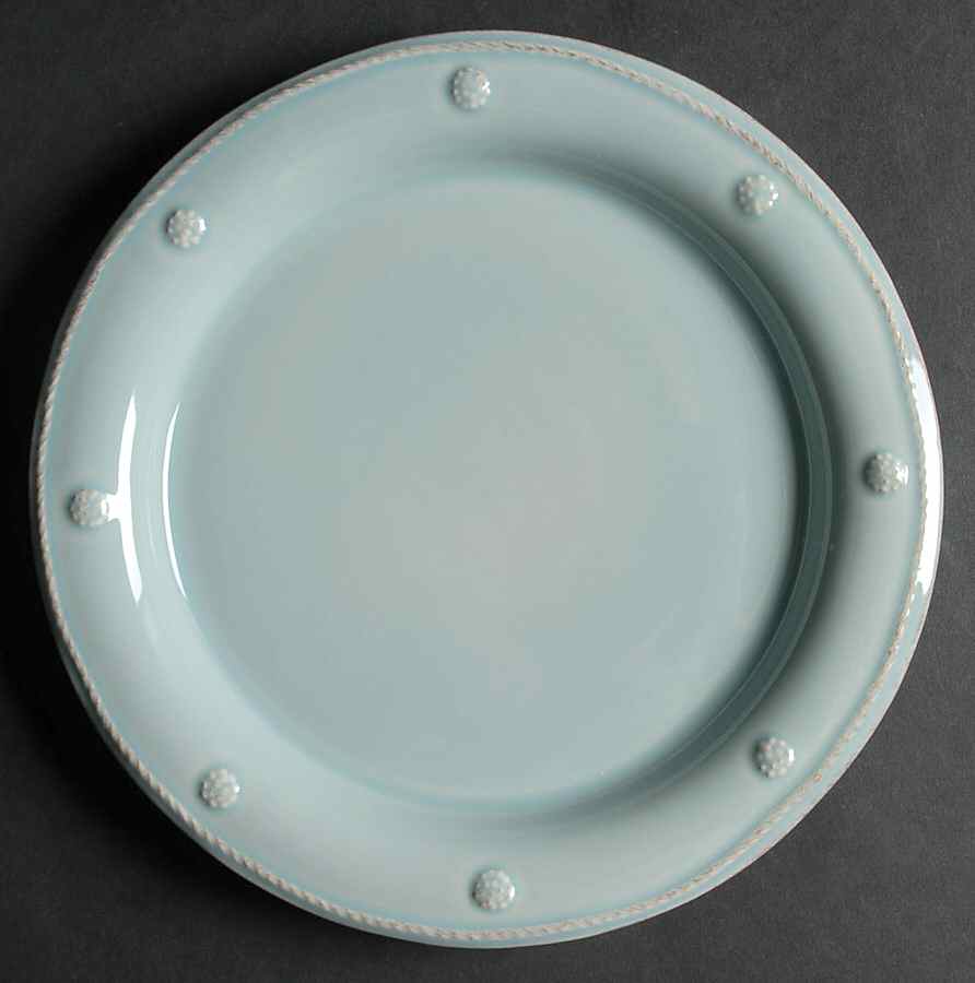 Berry and Thread Ice Blue Salad/Dessert Plate by Juliska Ceramics-1