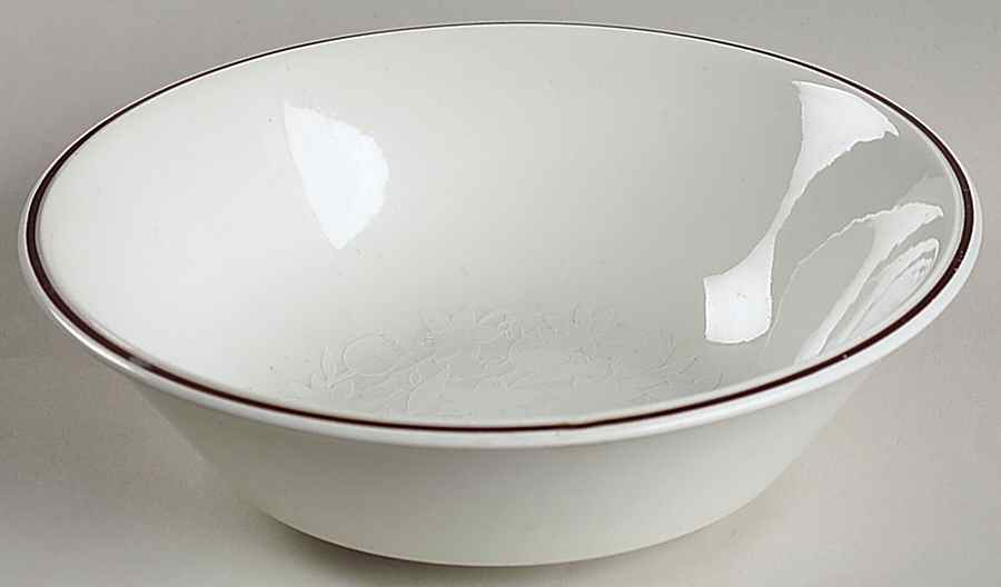 Snow Flowers Coupe Cereal Bowl by Johnson Brothers-1