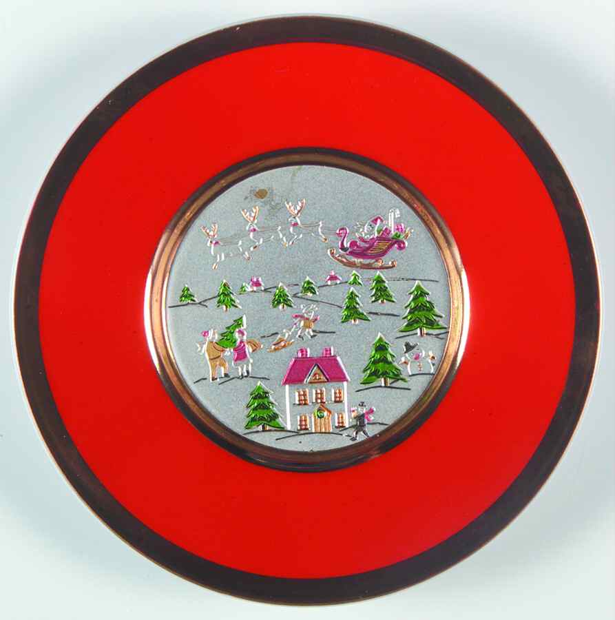 Christmas Chokin Saucer by Jamestown-1