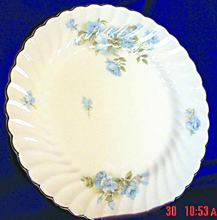 Riviera (Blue Flowers) Dinner Plate by Johnson Brothers-1