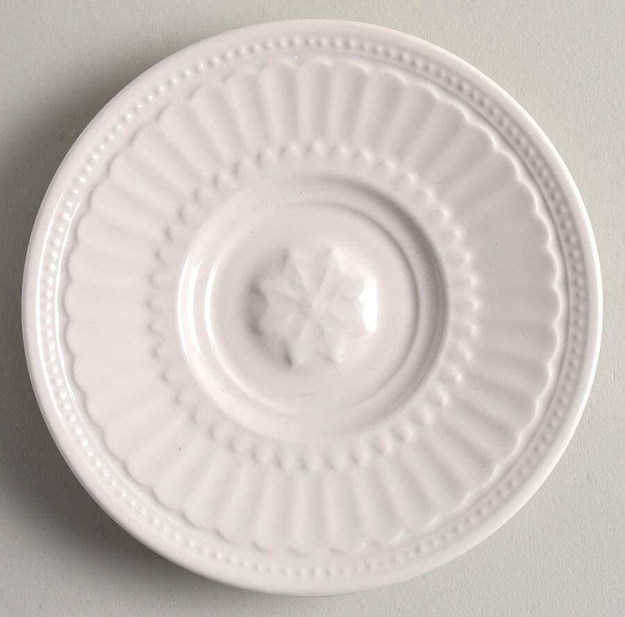 Coventry White Saucer by JCPenney-1