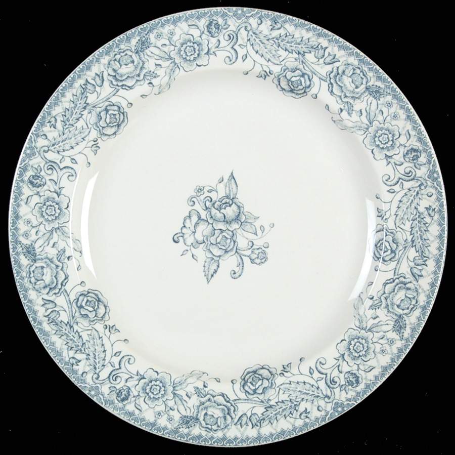 Petite Rose Blue Salad Plate by JCPenney-1