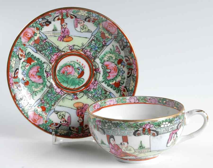 JAP272 Flat Cup & Saucer Set by Japan-1