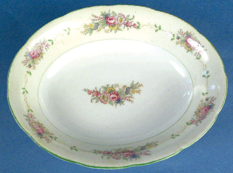 JAP581 9" Oval Vegetable Bowl by Japan-1