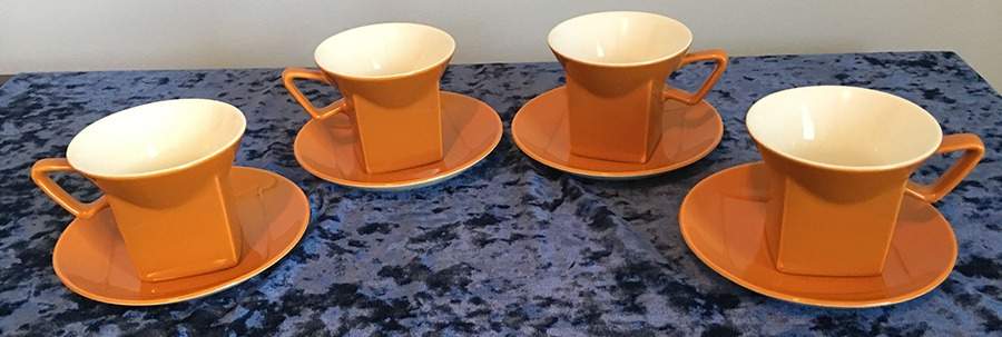 Tropez Flat Cup & Saucer Set by Johnson Brothers-1