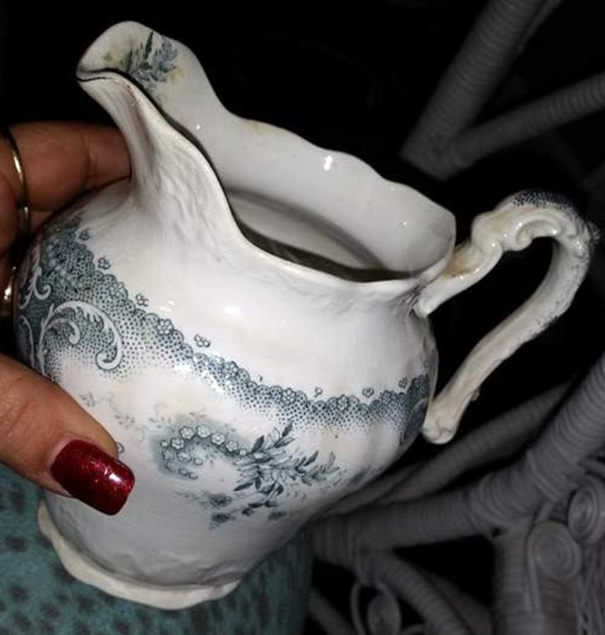 Savannah Blue Gray Creamer by Johnson Brothers-1
