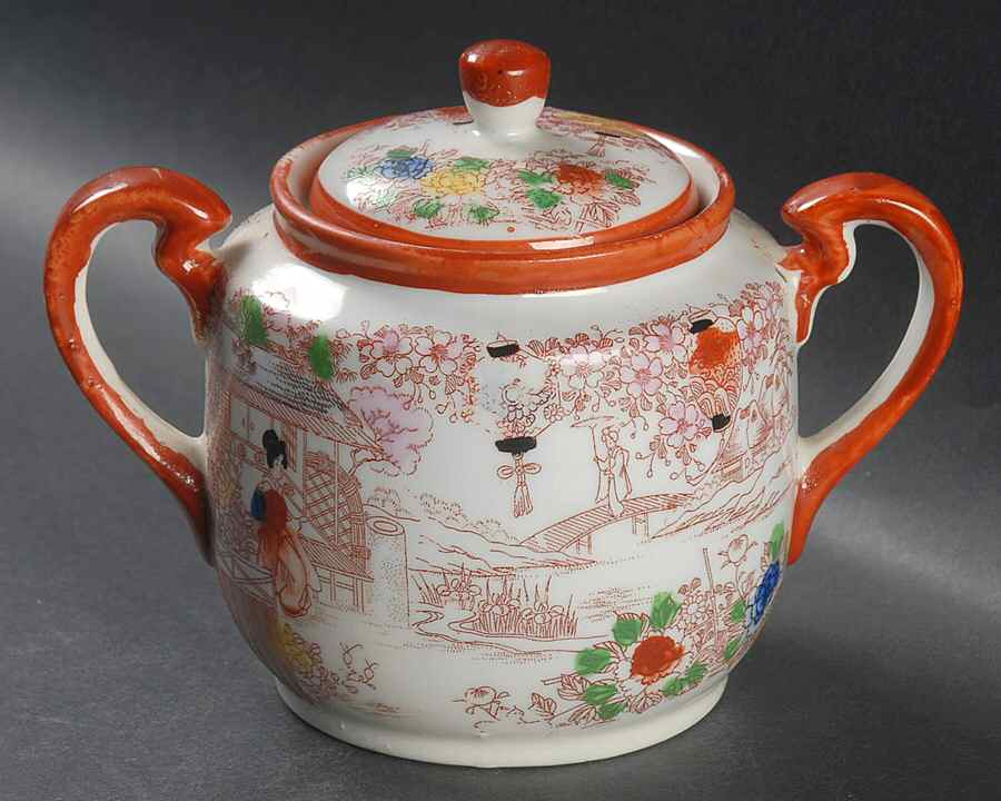 JAP602 Sugar Bowl & Lid by Japan-1