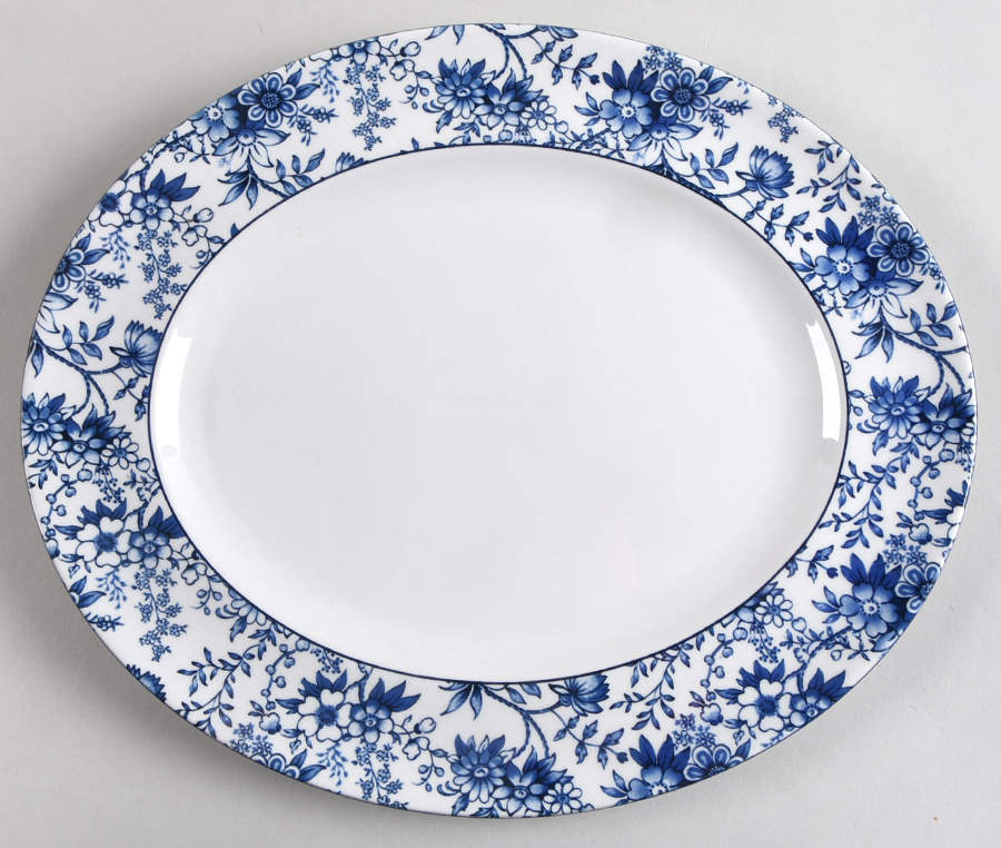 English Garden 12" Oval Serving Platter by Johnson Brothers-1