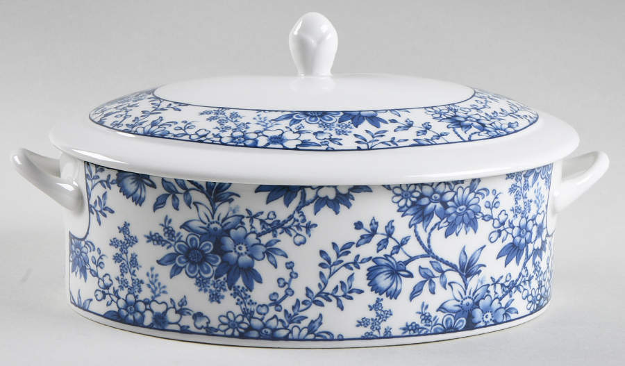 English Garden Oval Covered Vegetable by Johnson Brothers-1