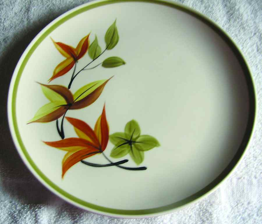 Harvest (Green Band) Dinner Plate by Japan-1