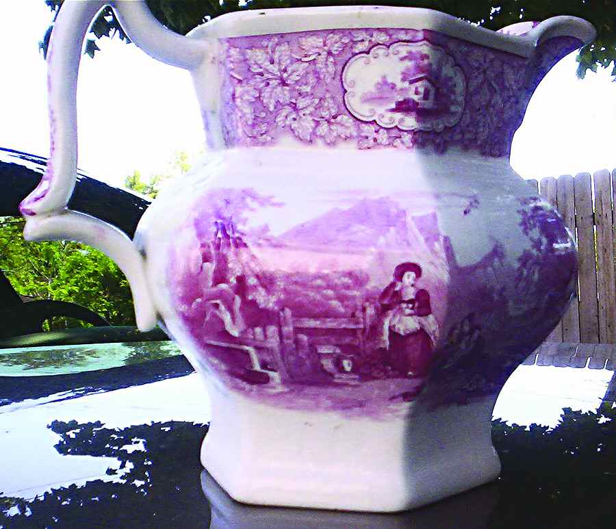 Rustic Scenary Pitcher by J Clement-1