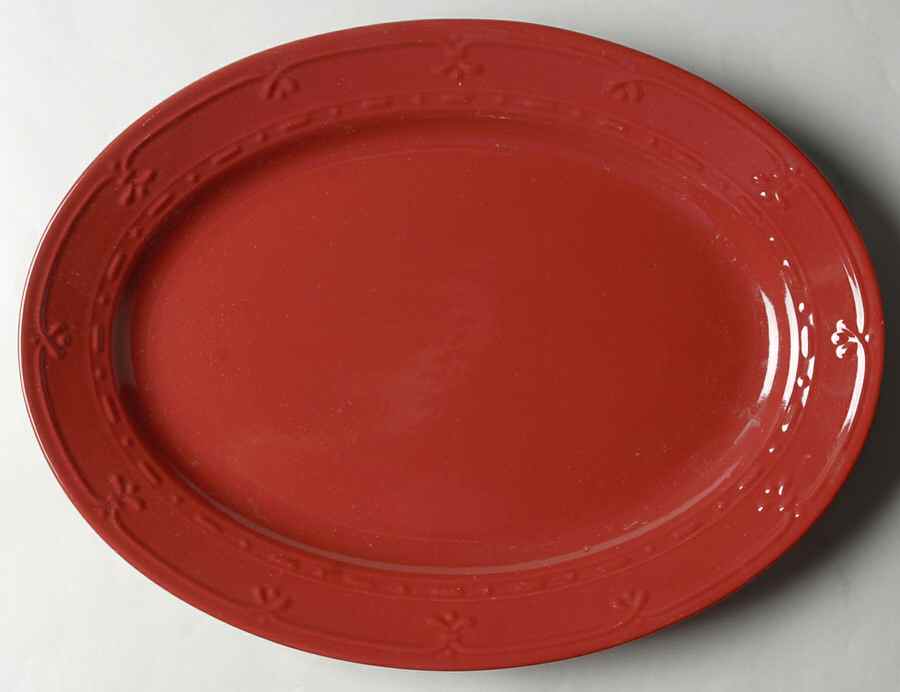 Firenza Cinnamon 14" Oval Serving Platter by JCPenney-1