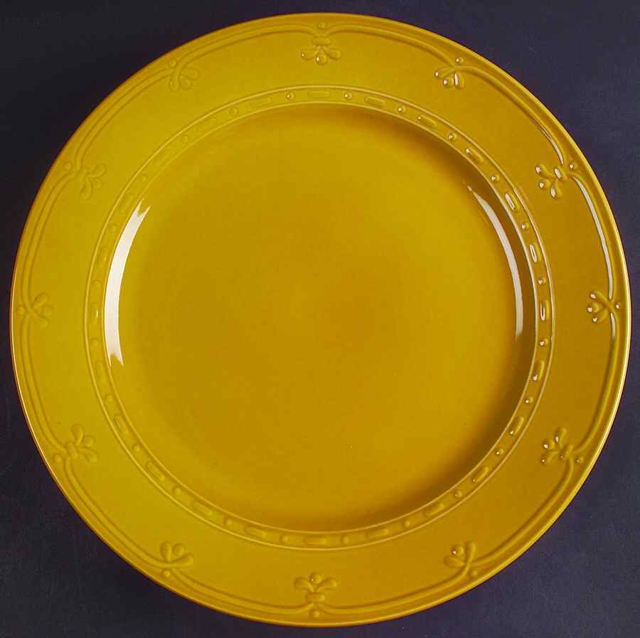 Firenza Dijon Mustard 12" Chop Plate (Round Platter) by JCPenney-1
