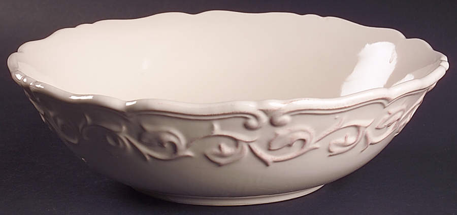 Felice Ivory 10" Round Vegetable Bowl by JCPenney-1
