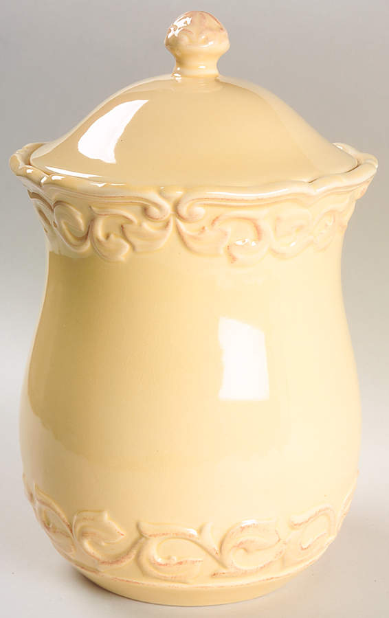 Felice Yellow Large Canister & Lid by JCPenney-1