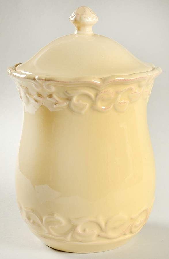 Felice Yellow Small Canister & Lid by JCPenney-1