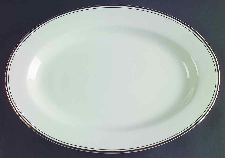 Elegance Gold Tone 14" Oval Serving Platter by JCPenney-1
