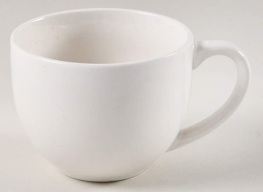 Chateau White Flat Cup by JCPenney-1