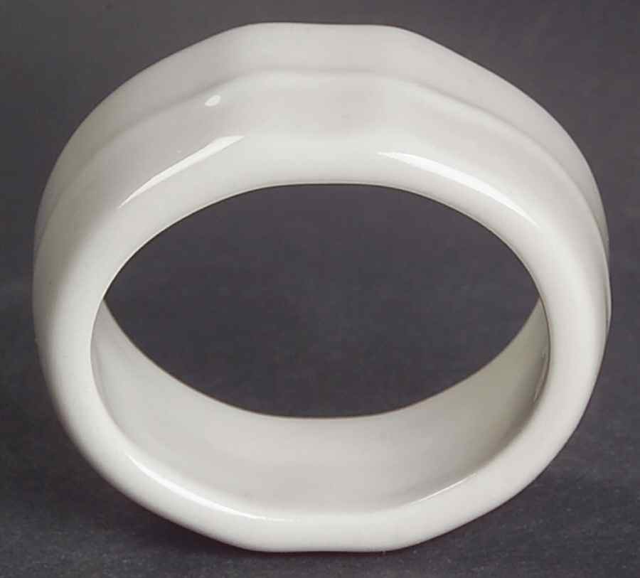 Chateau White Napkin Ring by JCPenney-1